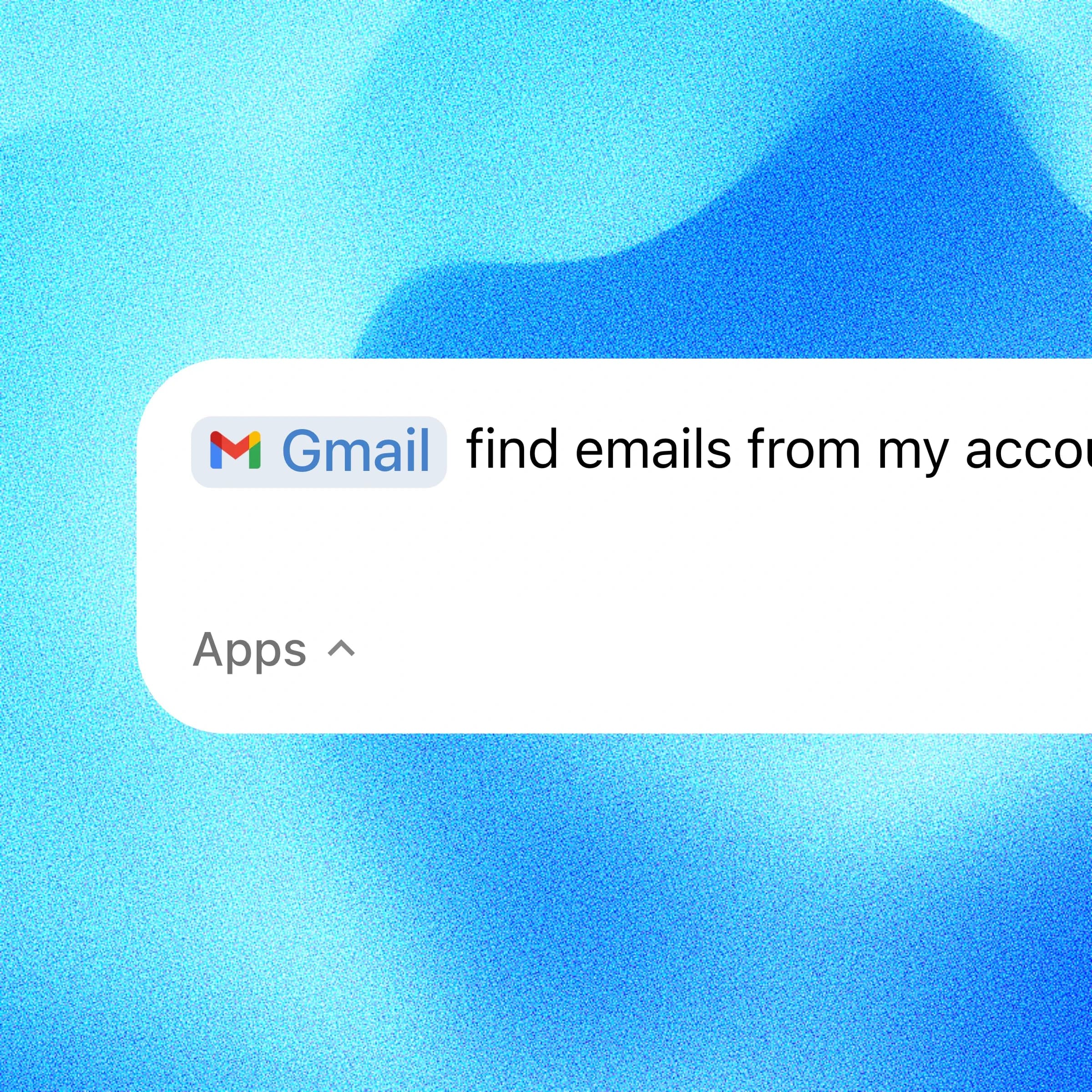 SurfBuddy's Gmail AI Agent, prompt: find emails from my accountant this month