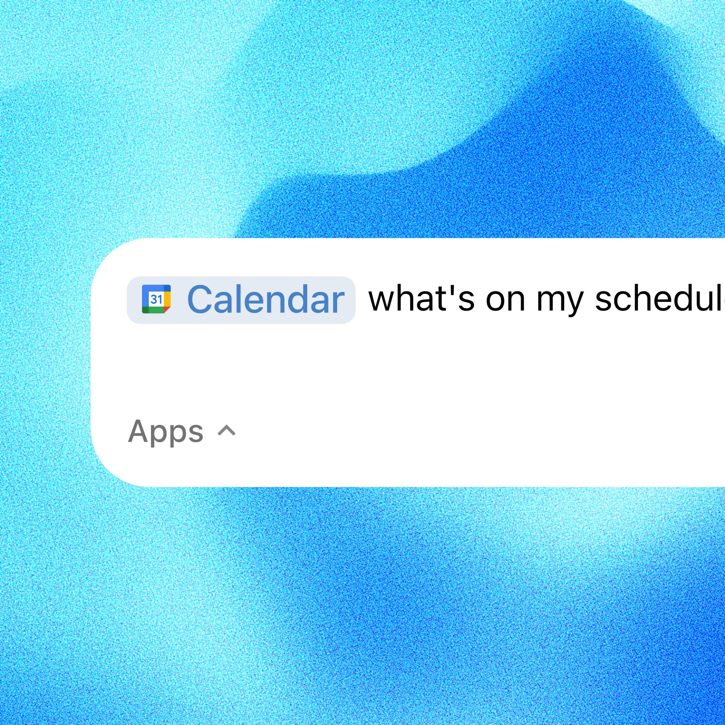 SurfBuddy's Google Calendar AI Agent, prompt: what's on my schedule tomorrow?
